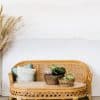 moka brocante - Eshop - Brocante - Banquette rotin