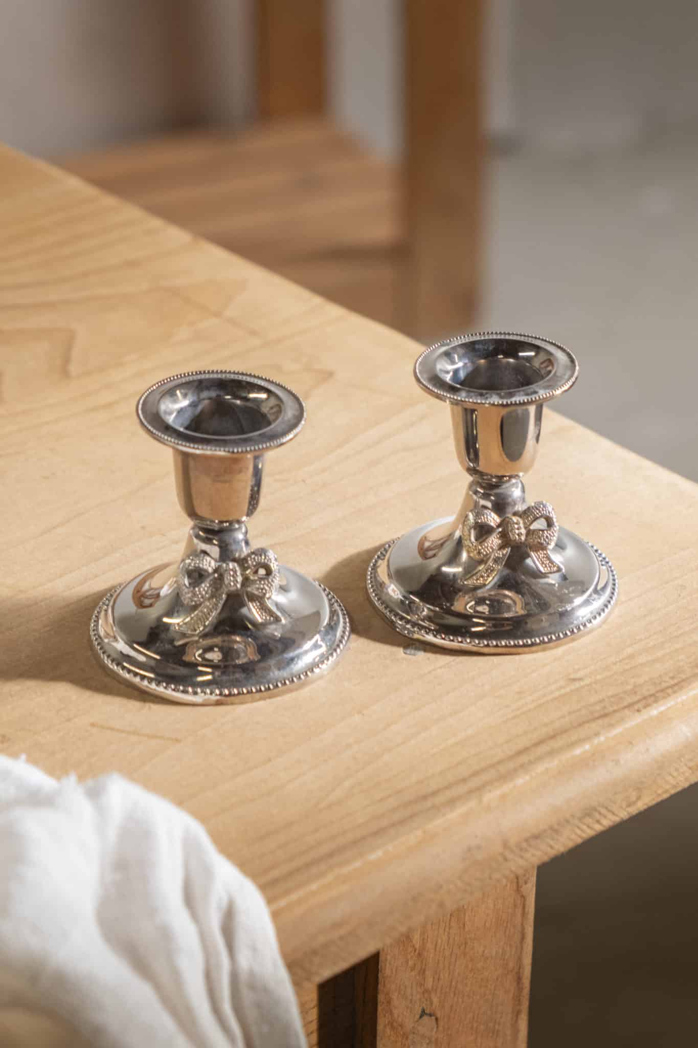 Lot de 2 bougeoirs « Odette »