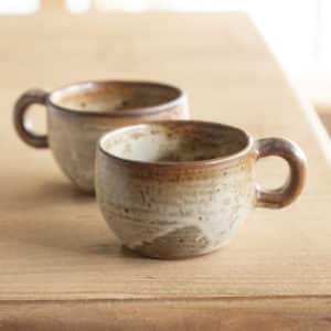 Lot de 2 tasses en grès « Jeanne »