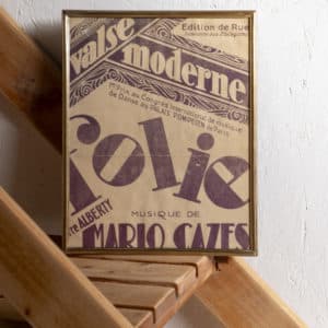 Cadre en laiton « Arpège »