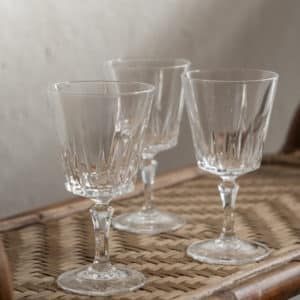 Lot de 3 verres à pied « Adrien »