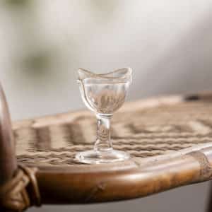 Lave-œil ancien en verre « Apothicaire »