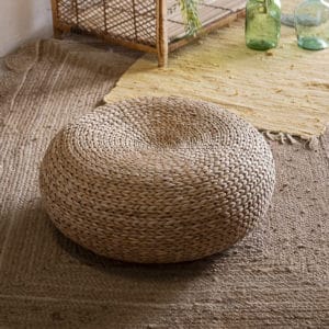 Pouf en osier « Basile »