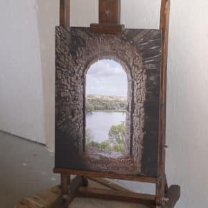 Tirage photographique sur aluminium « Passage »