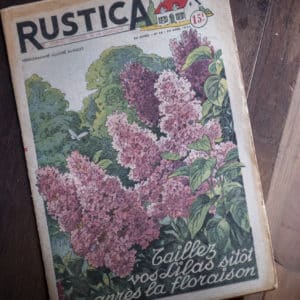Magazine ancien « Rustica – Taillez vos lilas – 1951 »