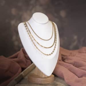 Collier multi-rangs « Amaryllis »