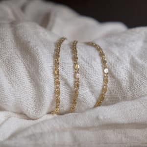 Bracelet multi-rangs « Mimosa »