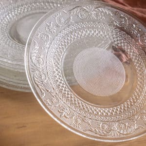 Lot de 8 assiettes plates « Jeanne »