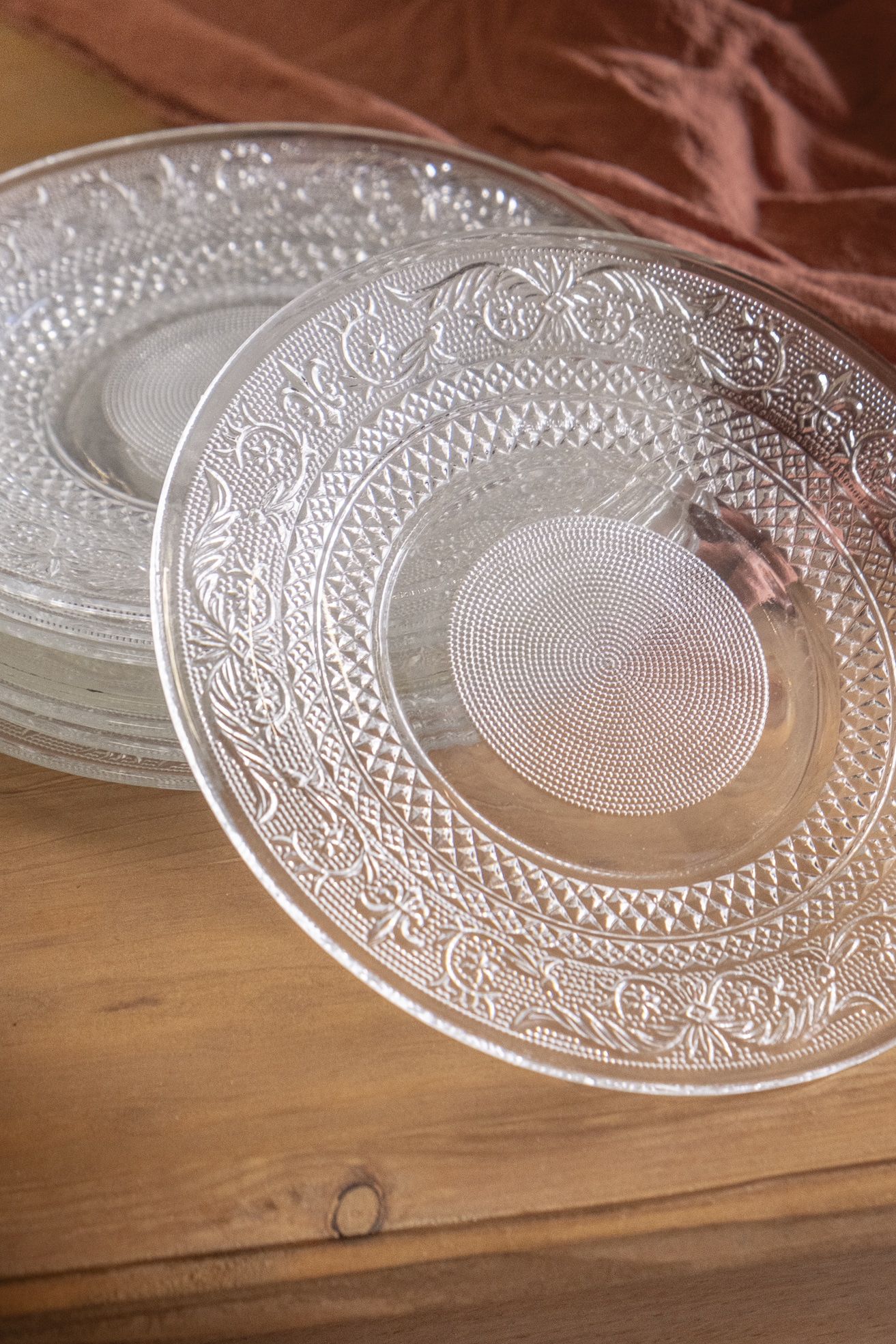 Lot de 8 assiettes plates « Jeanne »
