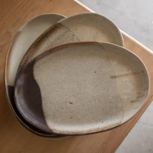 Lot de 10 assiettes à poisson « Marais »
