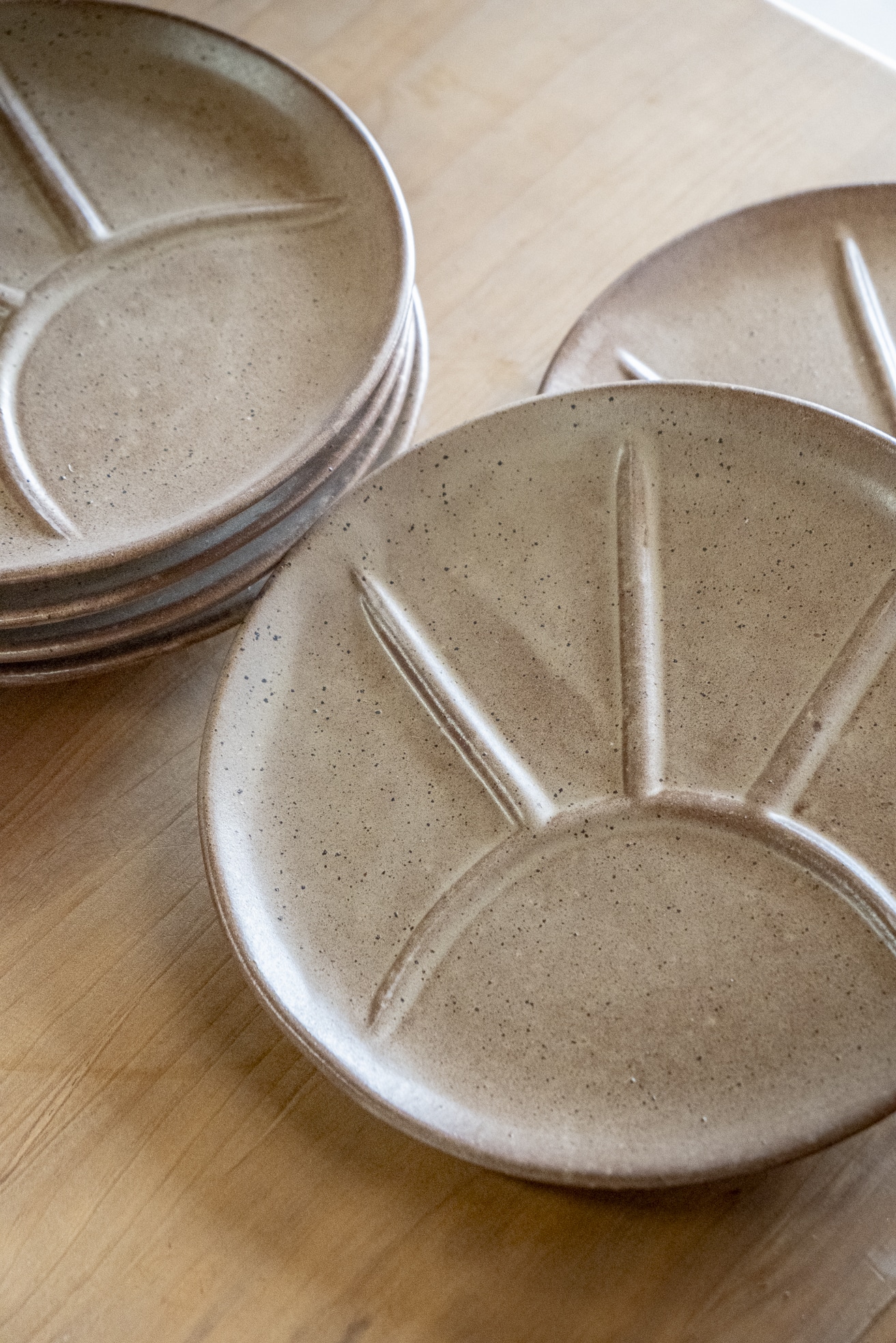 Lot de 6 assiettes « Marguerite »