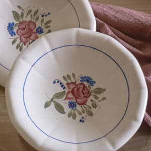 Lot de 2 assiettes creuses « Suzanne »