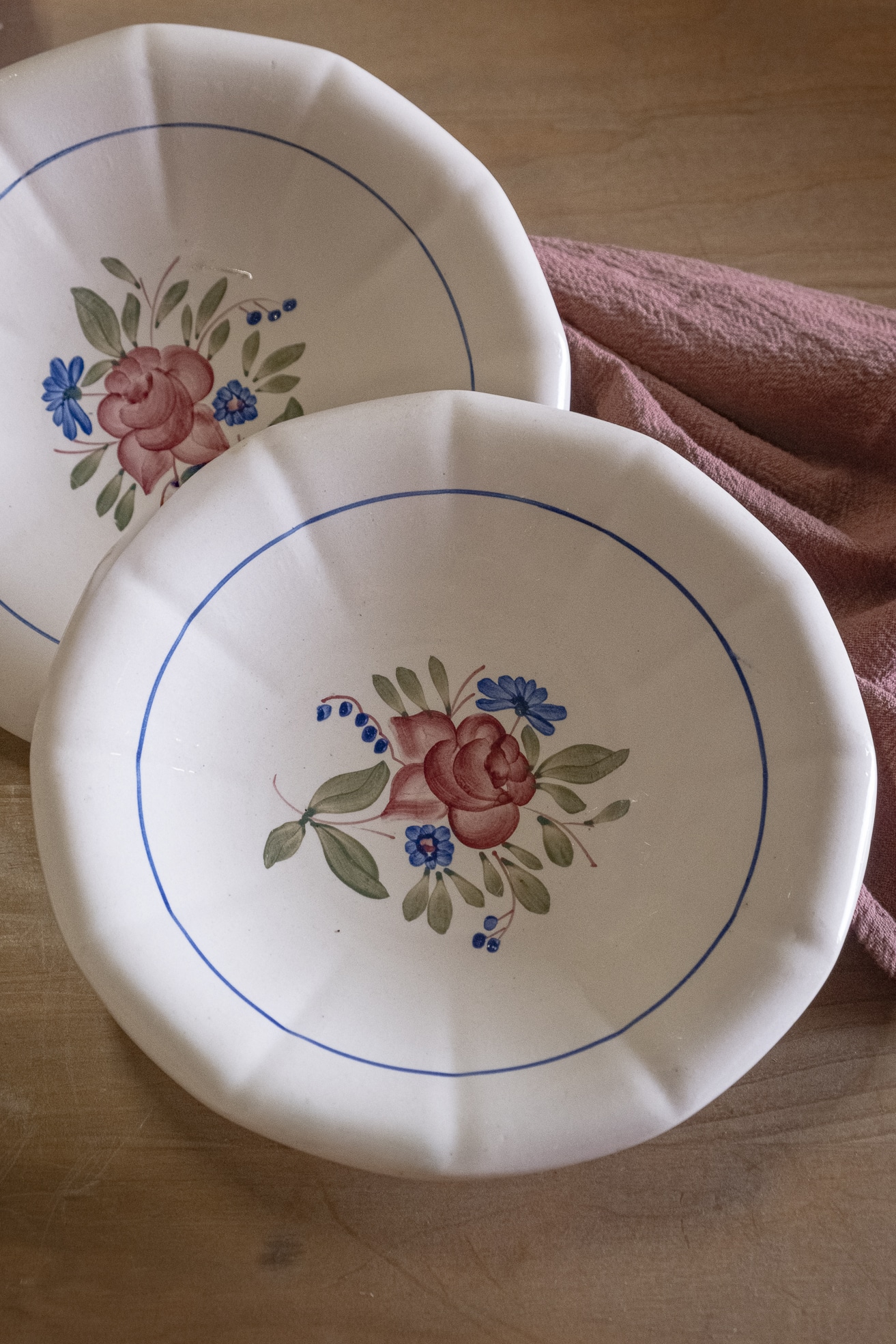 Lot de 2 assiettes creuses « Suzanne »