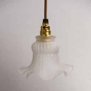 Petite suspension en verre « Alba »