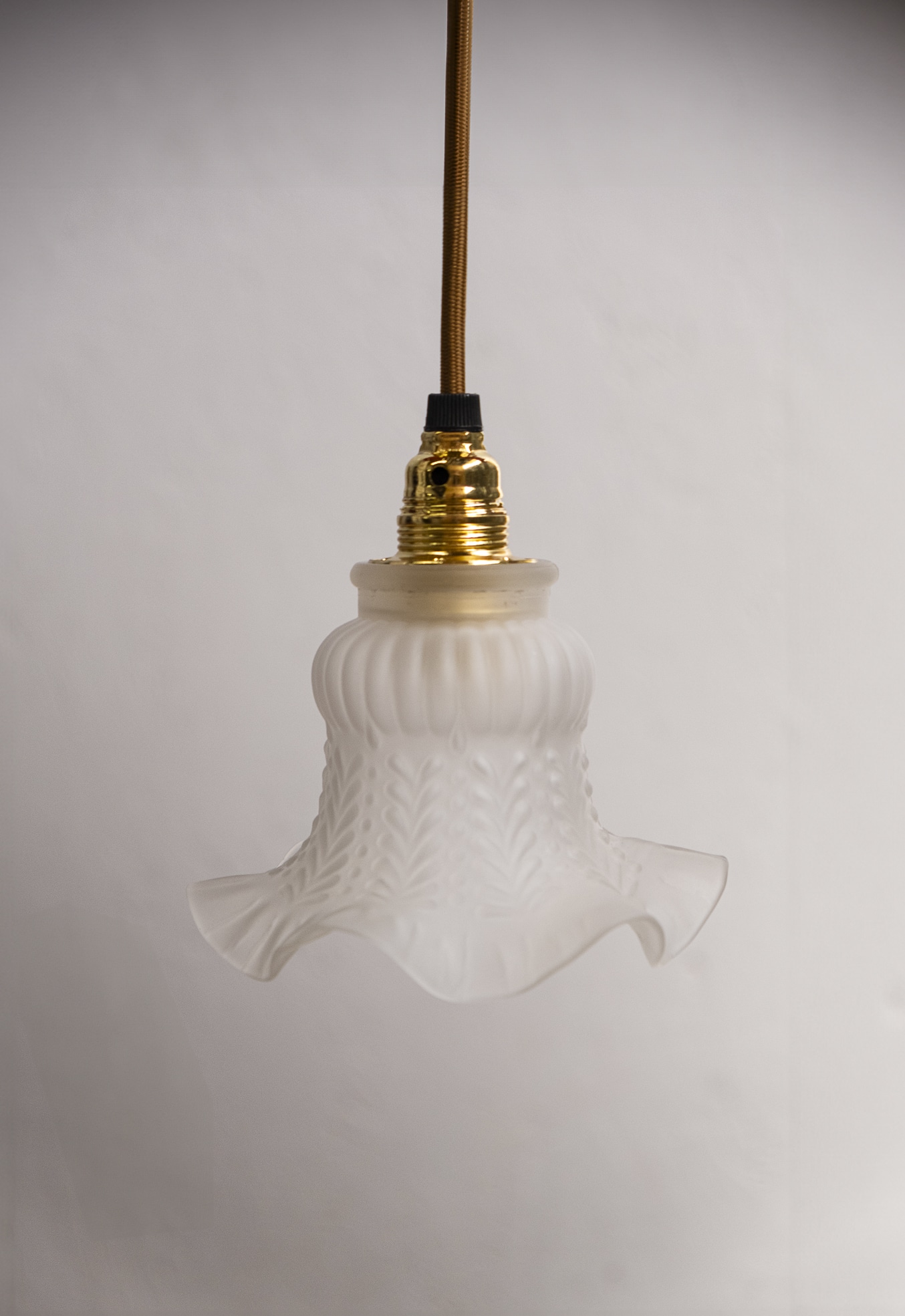 Petite suspension en verre « Alba »