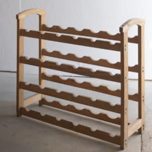 Porte-bouteilles en bois « Gaston »