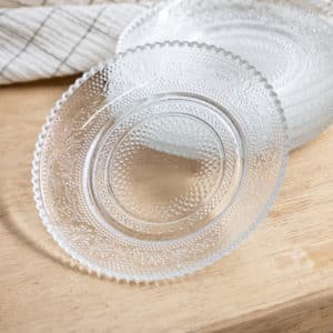 Lot de 6 assiettes à dessert « Clair de Lune »