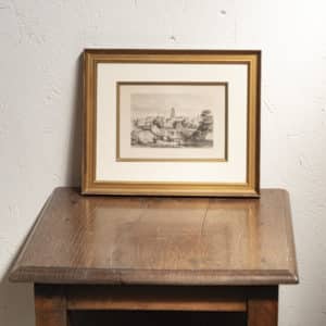 Gravure ancienne de Rennes « Albertine »