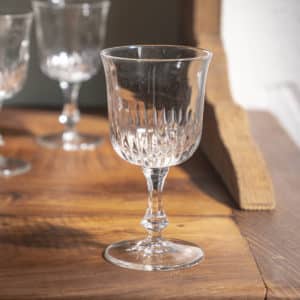 Lot de 6 verres à pied "Aurore"