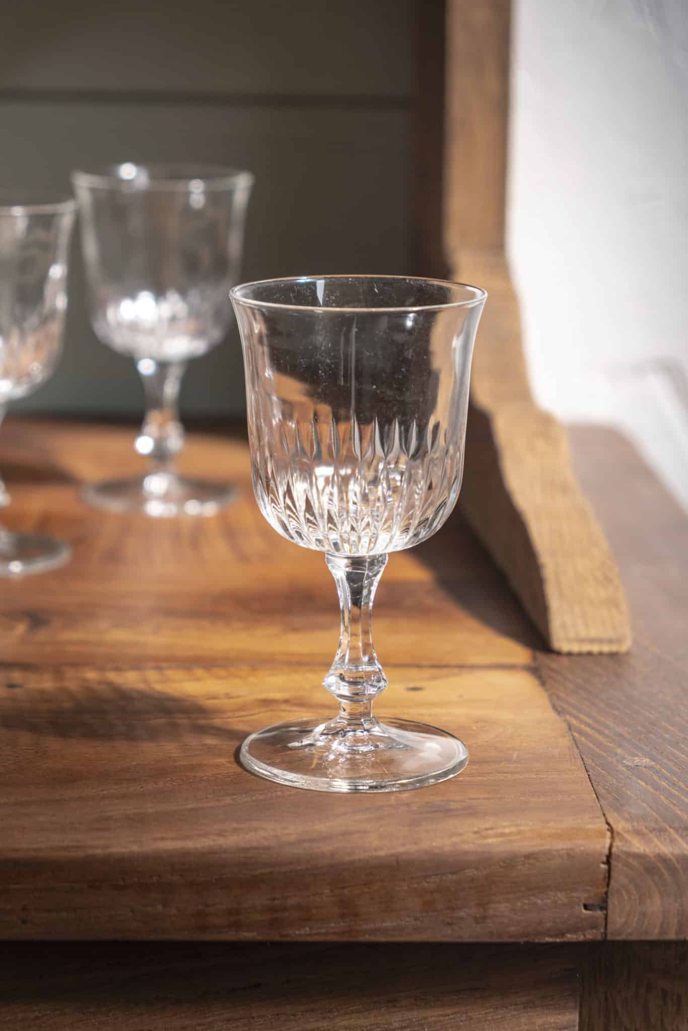 Lot de 6 verres à pied "Aurore"