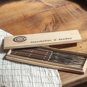 Lot de 6 fourchettes à fondue "Martine"