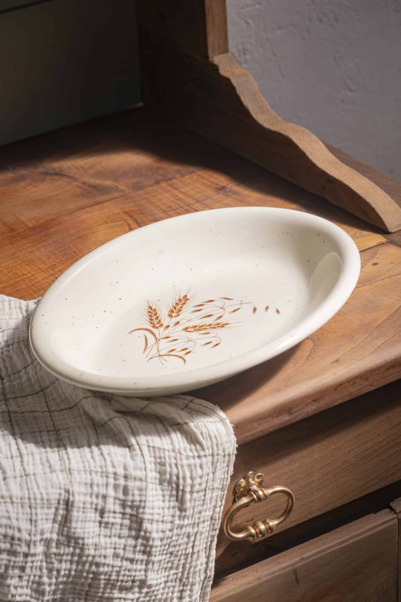 Plat ovale creux "Pauline"