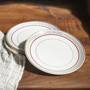 Lot de 4 assiettes à dessert "Marianne"