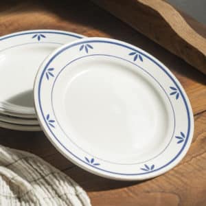 Lot de 4 assiettes à dessert "Elodie"