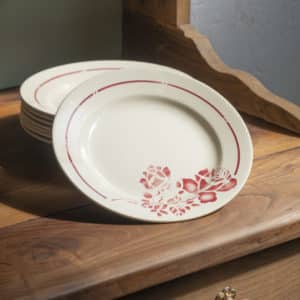 Lot de 8 assiettes "Christiane"