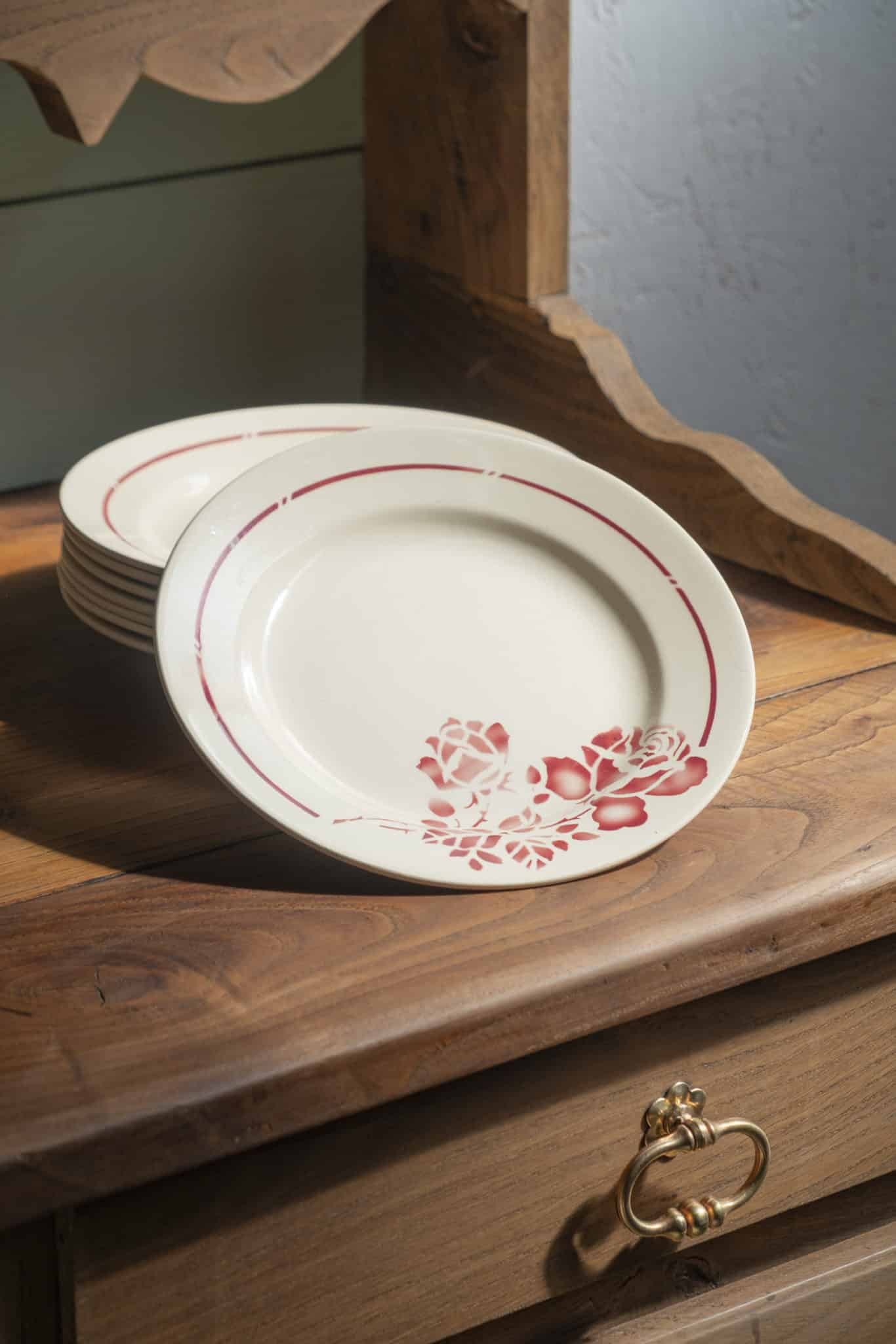 Lot de 8 assiettes "Christiane"