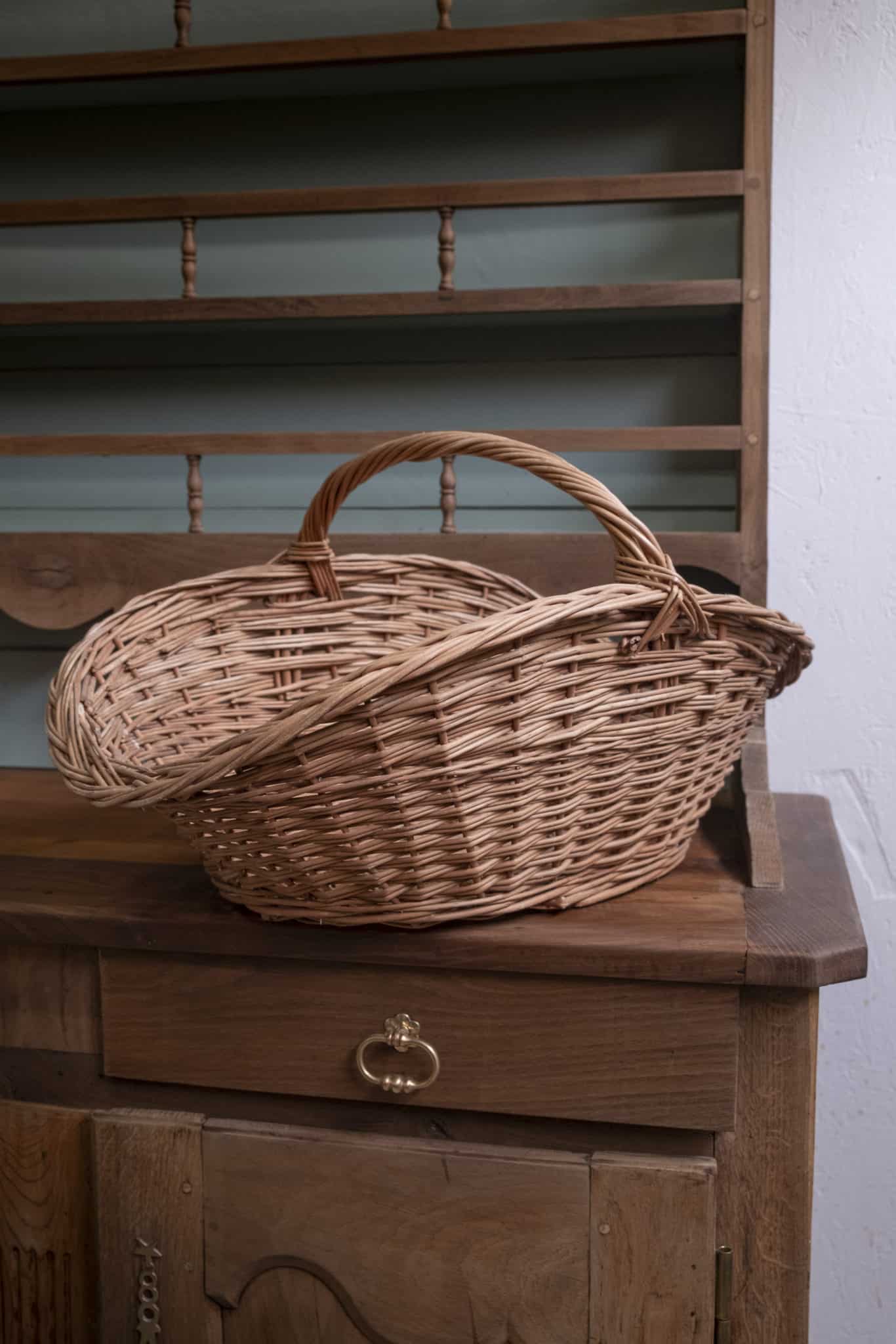 Panier à bois en osier "Josette"