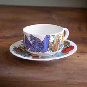 Tasse et sous-tasse "Acapulco"