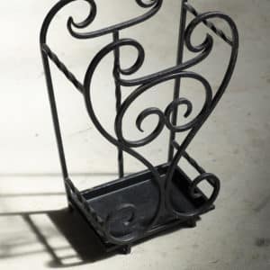 Porte-parapluie en fer forgé "Roseline"