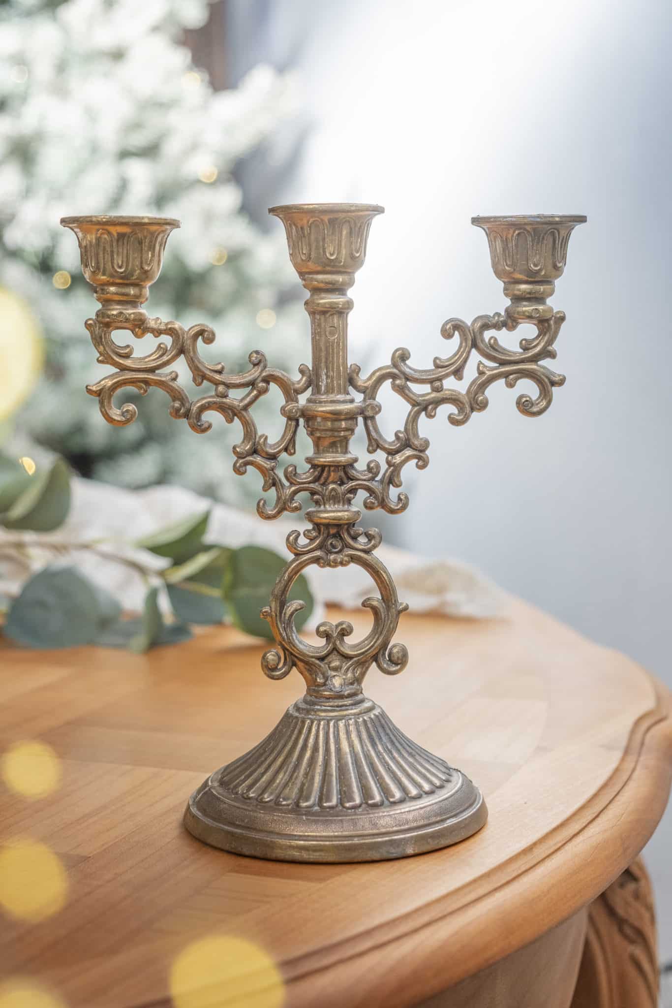 Chandelier en laiton "Ismérie"