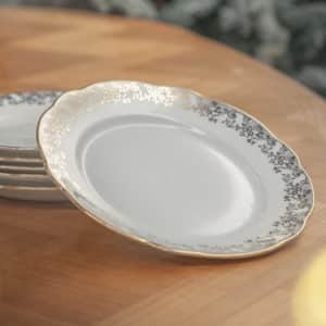 Lot de 10 assiettes à dessert "Philomène"