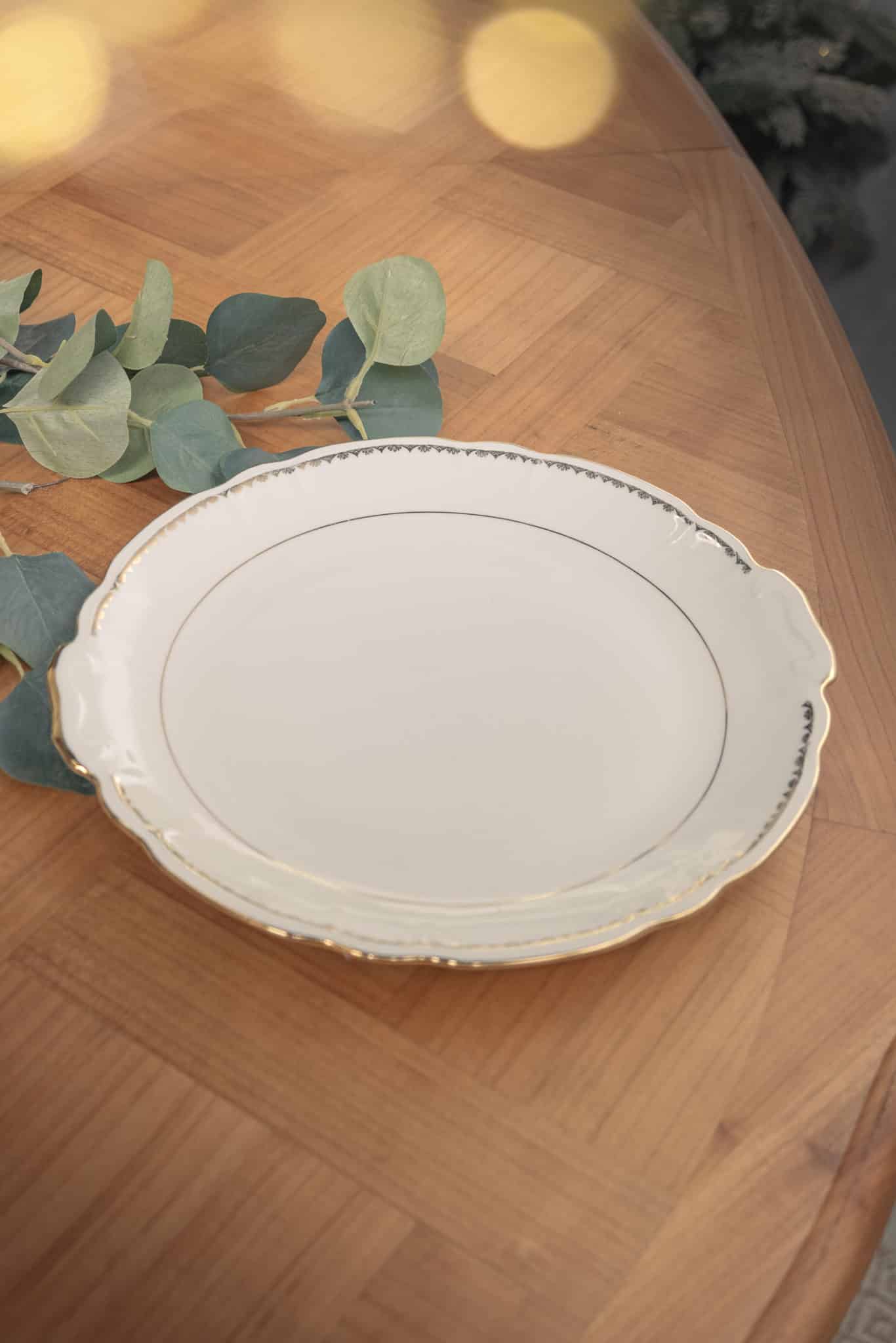 Plat rond "Cléophée"