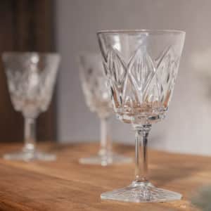 Lot de 6 grands verres à pied "Suzanne"